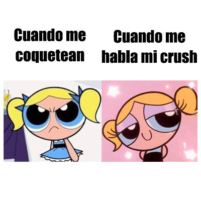 Meme sobre mi crush para utilizar como estado o en grupos de whatsapp