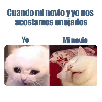 Meme chistoso sobre las relaciones de pareja
