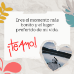 Imagen romántica con mensaje de te amo para dedciar a tu pareja