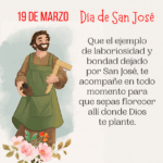 Imagen para compartir el día de Sn José