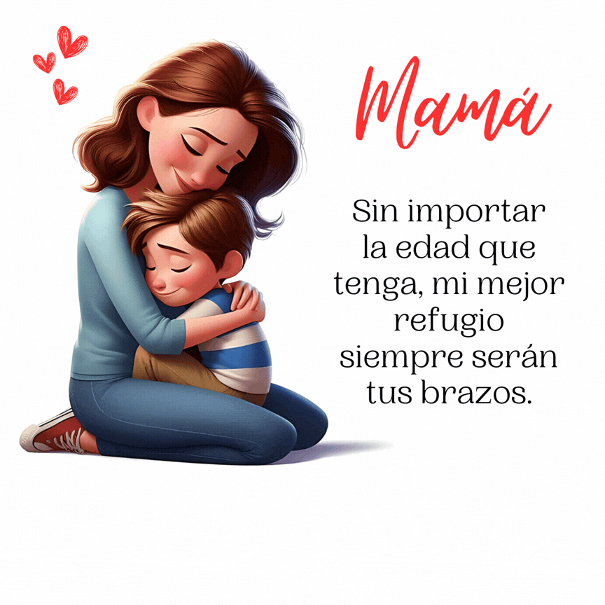 imagen bonita para mamá con dedicatoria emotiva