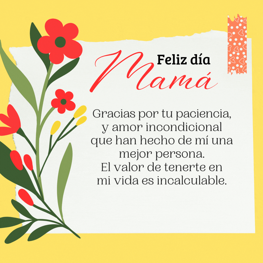 frases emotivas para mamá imagen para compartir