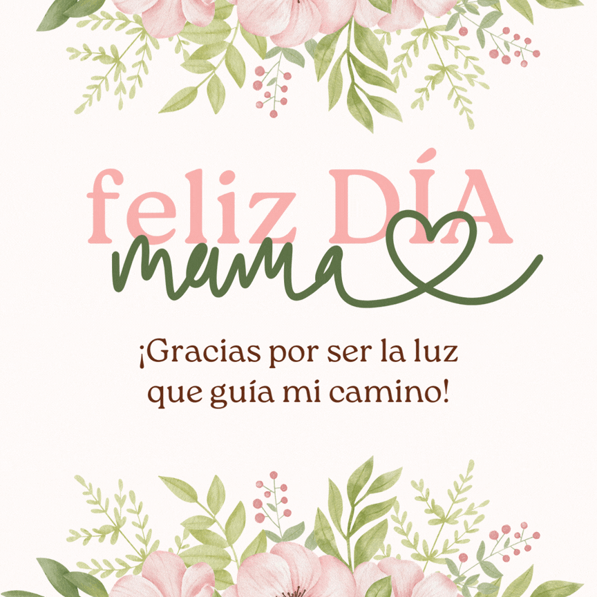 imagen feliz día de la madre para mamá con frase