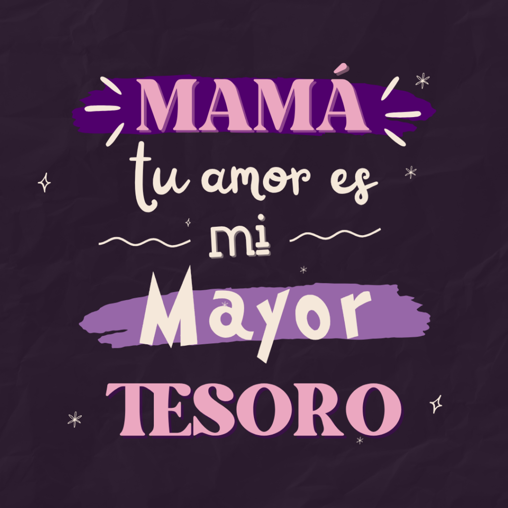 Mensaje de día de la madre en diseño moderno