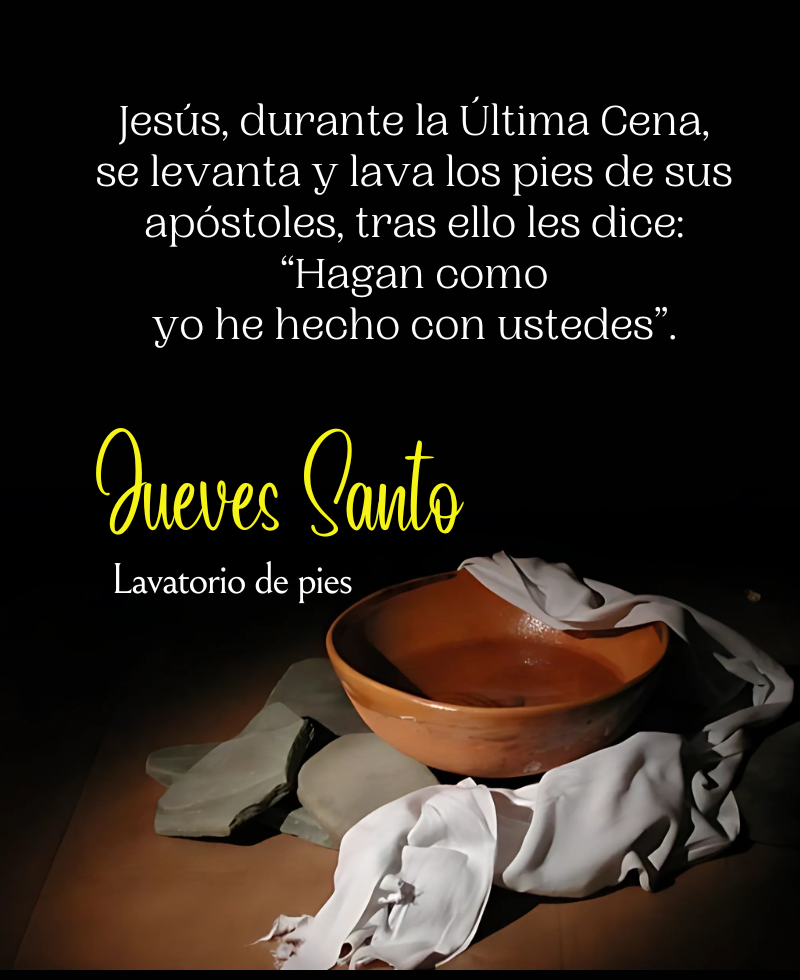 Frase de semana santa para reflexionar el jueves santo