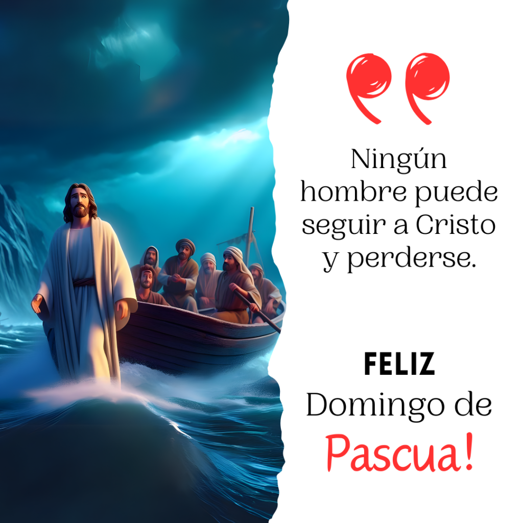 Hermosa imágen de Domingo de resurrección para compartir un mensaje de esperanza.