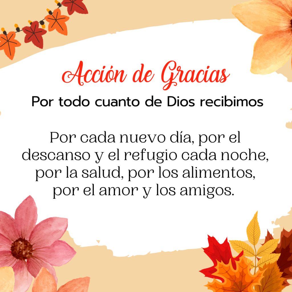 Mensajes de acción de gracias para compartir