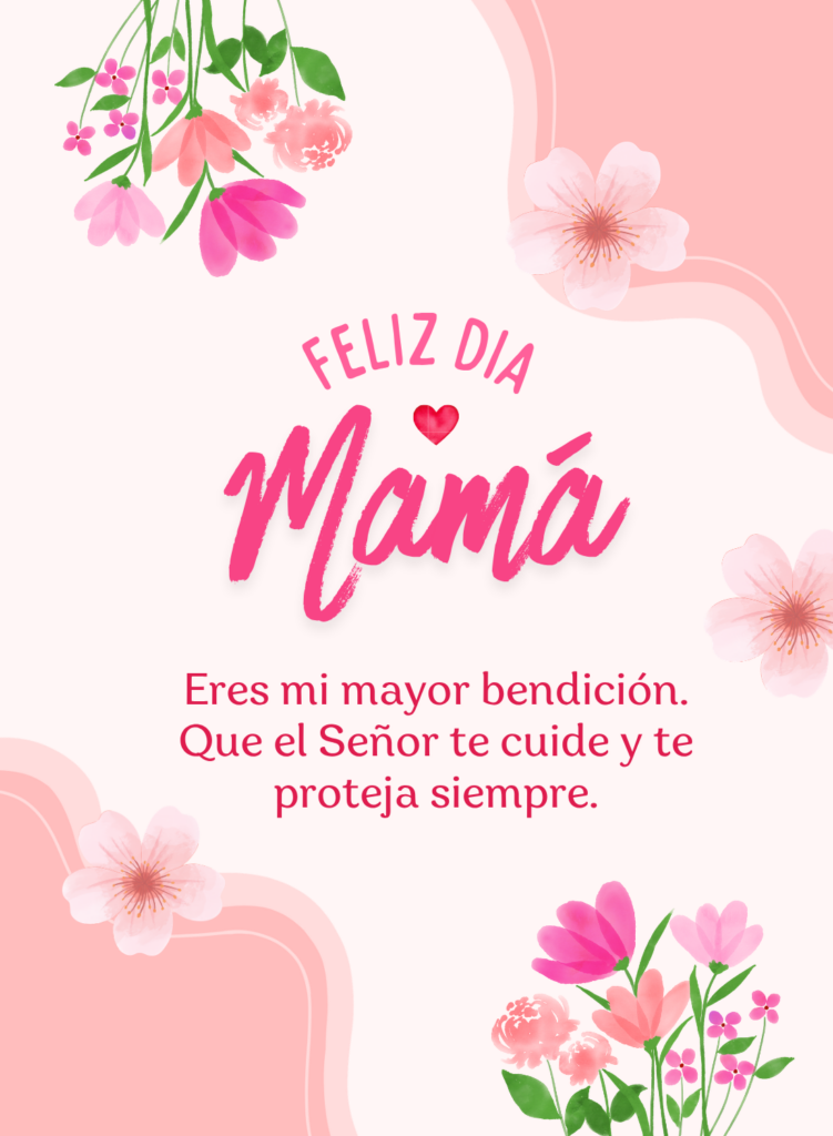 imagen día de la madre con frase cristiana para mamá