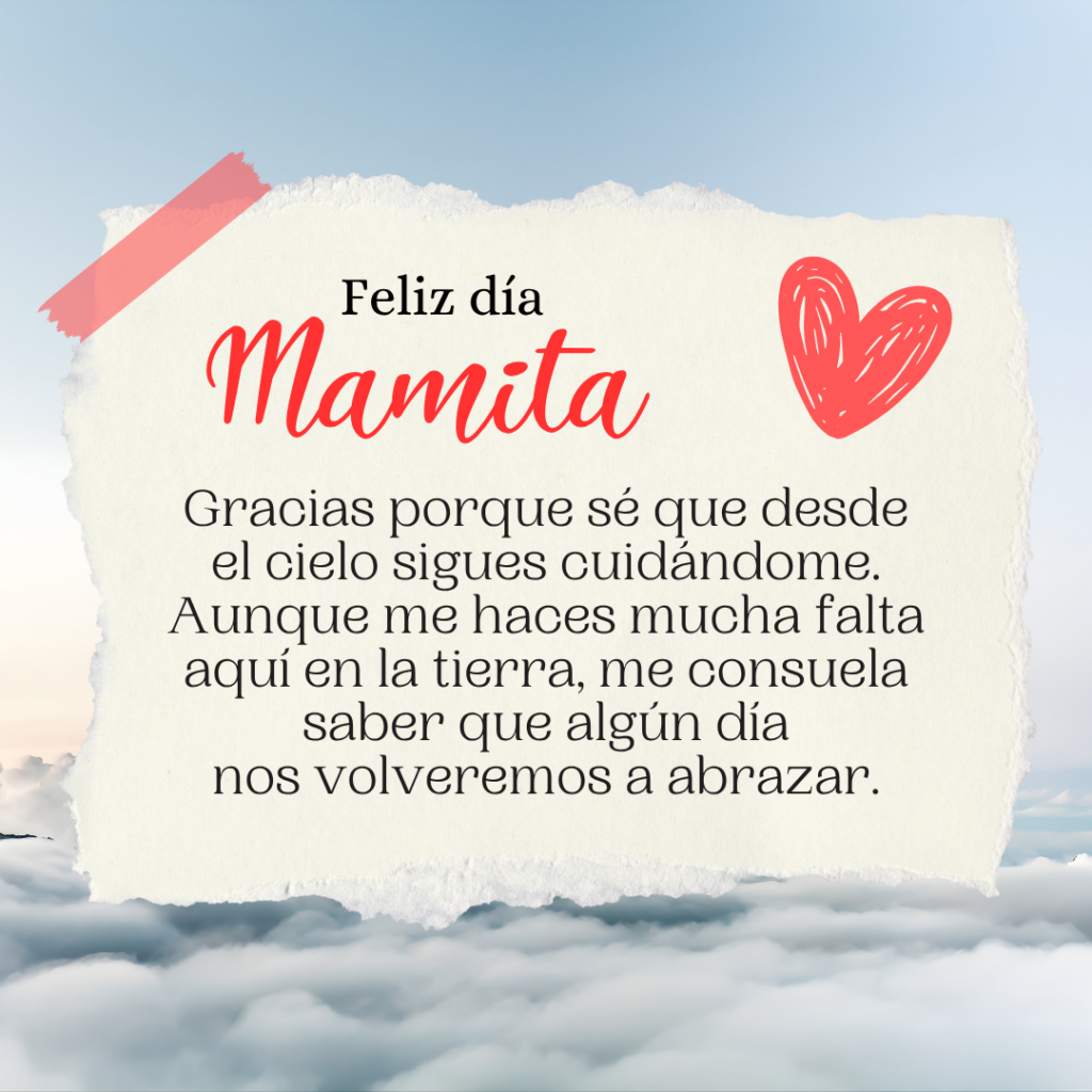 Frases cortas para mamá fallecida