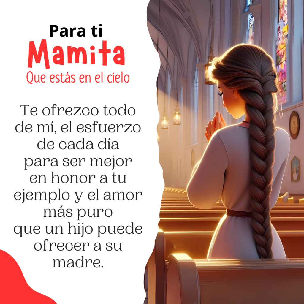 Imagen del Día de la Madre para mamá fallecida
