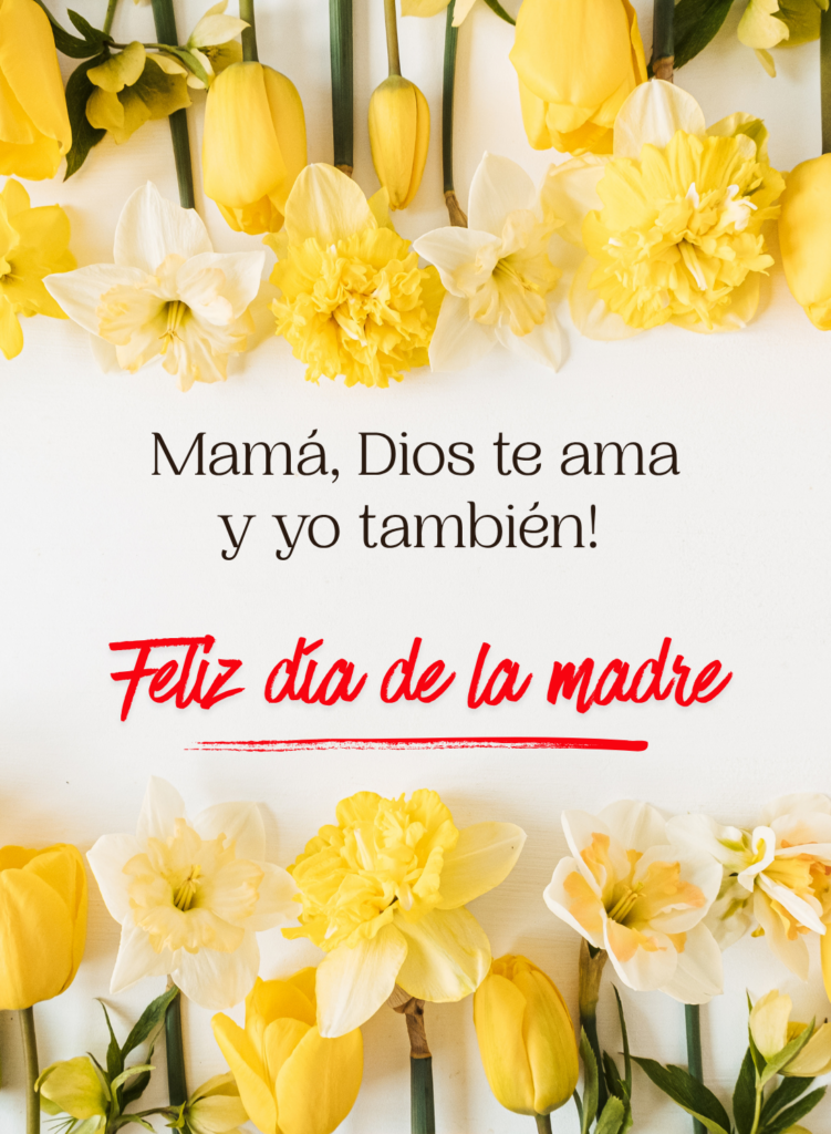 imagen cristiana para mamá con mensaje de Dios