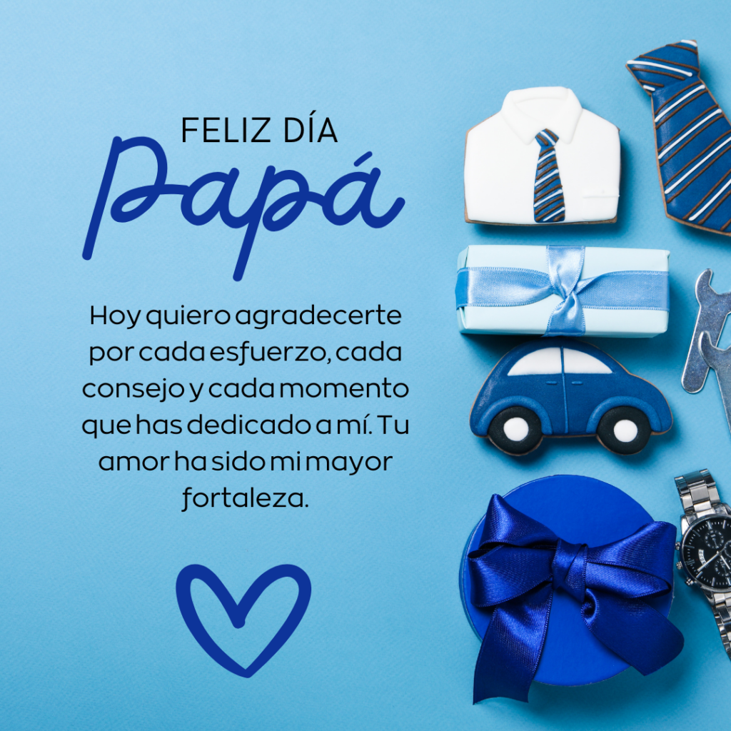 carta con imagen para compartir con papá