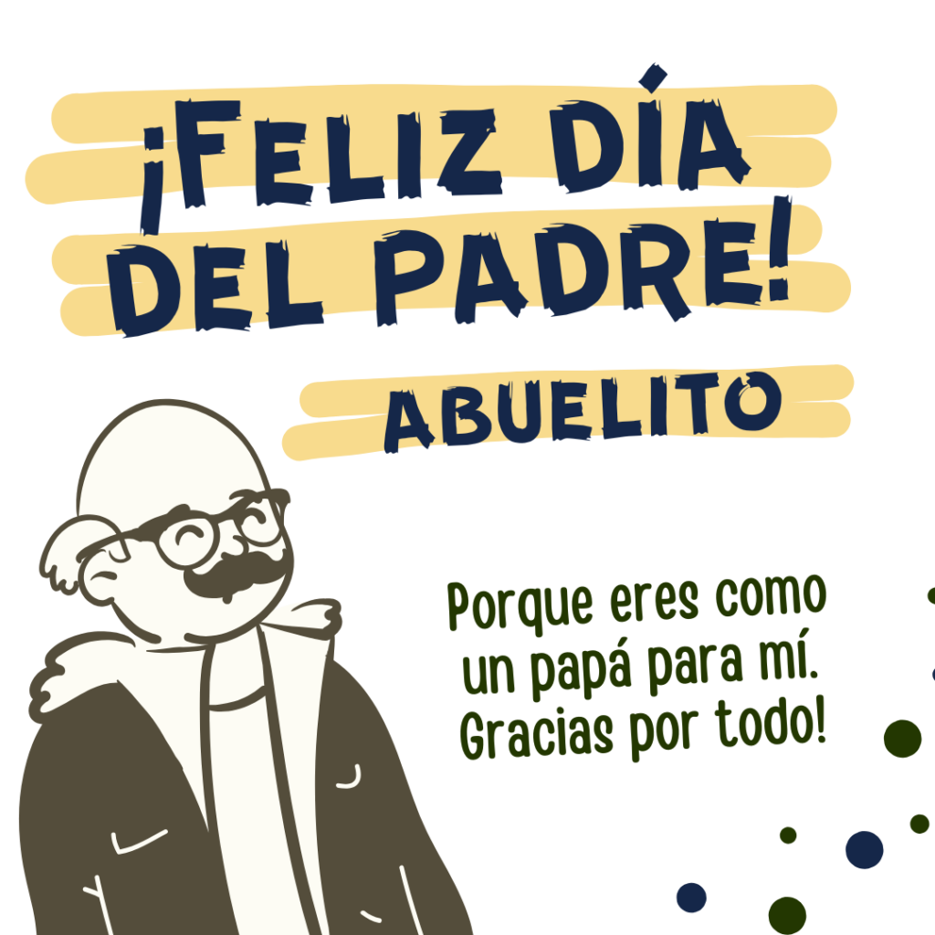 Imagen de feliz día del padre para dedicar a un abuelo