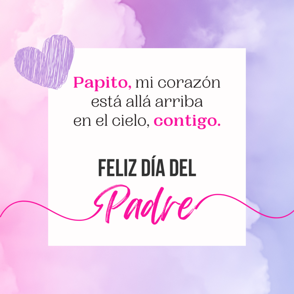 Imagen de recuerdo para homenajear a papá