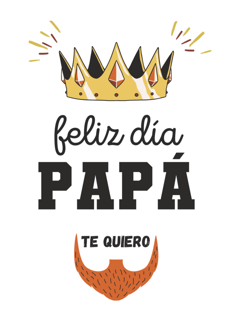 imagen día del padre con frase corta para papá