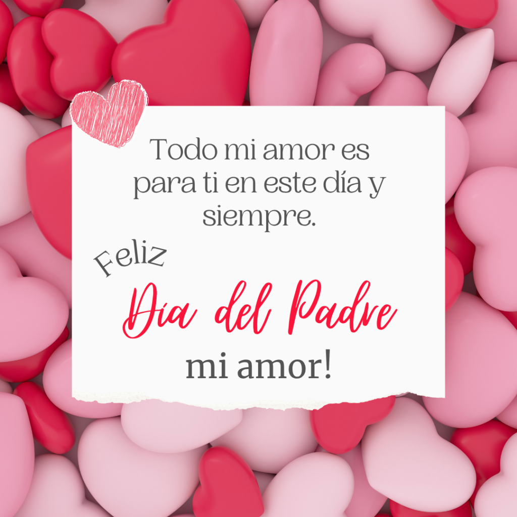 Imagen de felicitación para mi esposo en el día del Padre