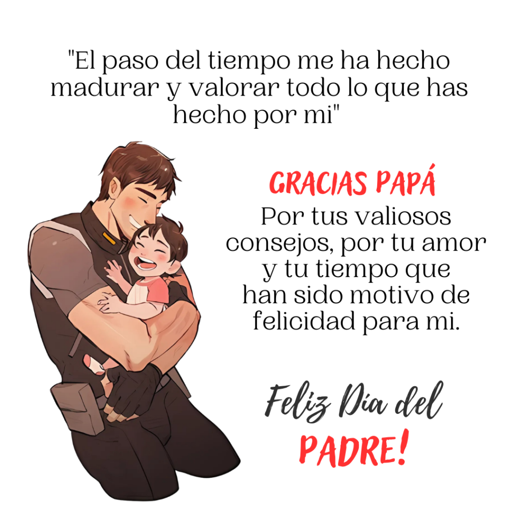 Mensaje largo para dedicar a papá en el día del padre