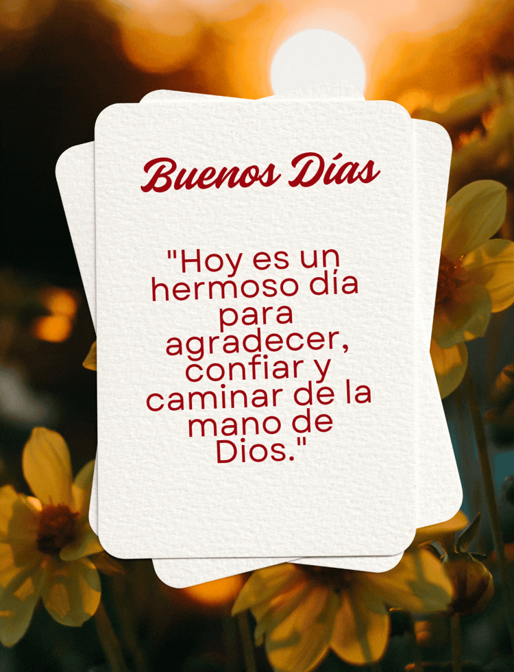 Imagen cristiana de buenos días agradeciendo a Dios por un nuevo amanecer.