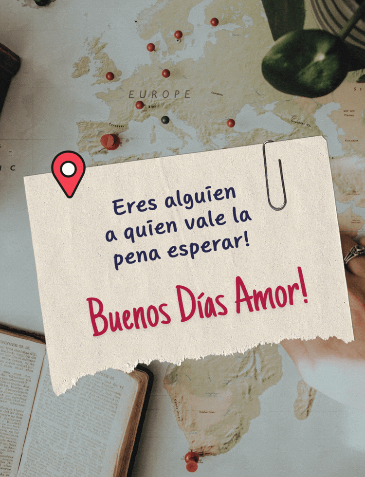 Imagen de buenos días amor para una relación a distancia con mensaje emotivo.
