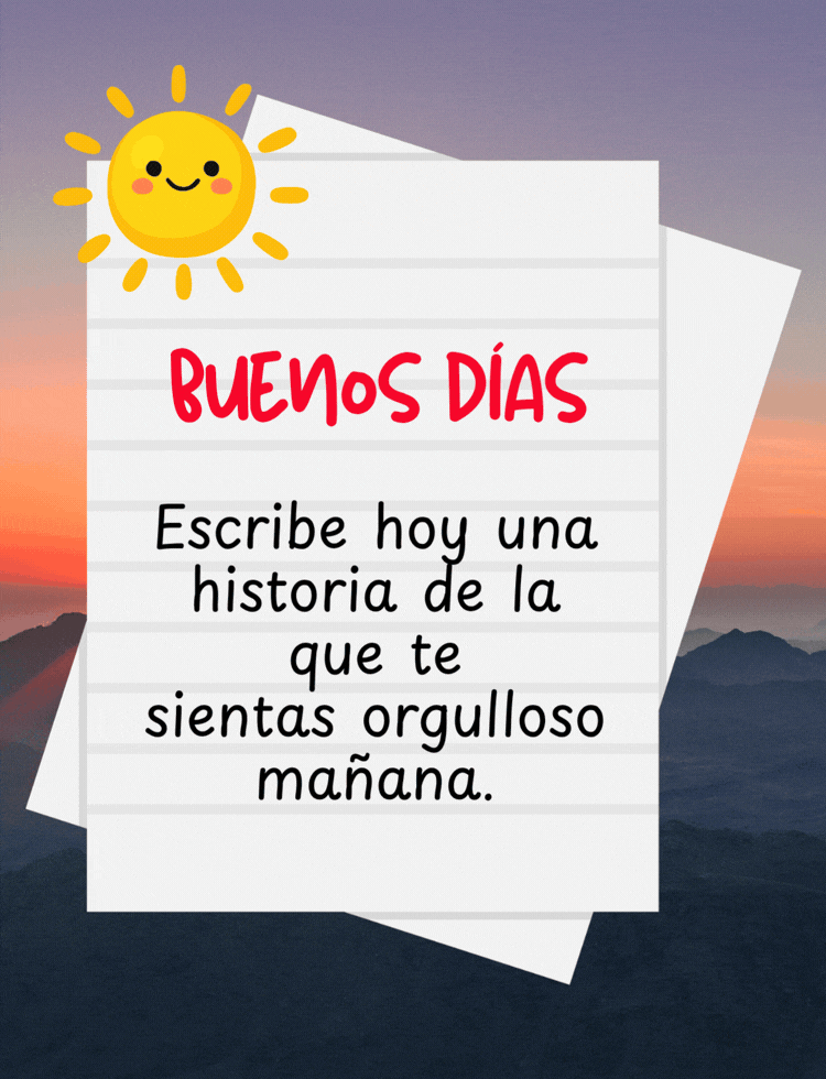 Imagen con mensaje inspirador de buenos días para compartir.