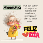 Imagen con frase para dedicar el día de los abuelos