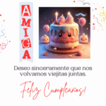 Feliz Cumpleaños amiga para compartir