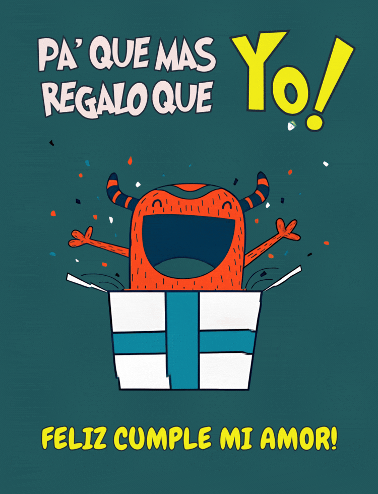 Mensaje divertido de feliz cumpleaños amor