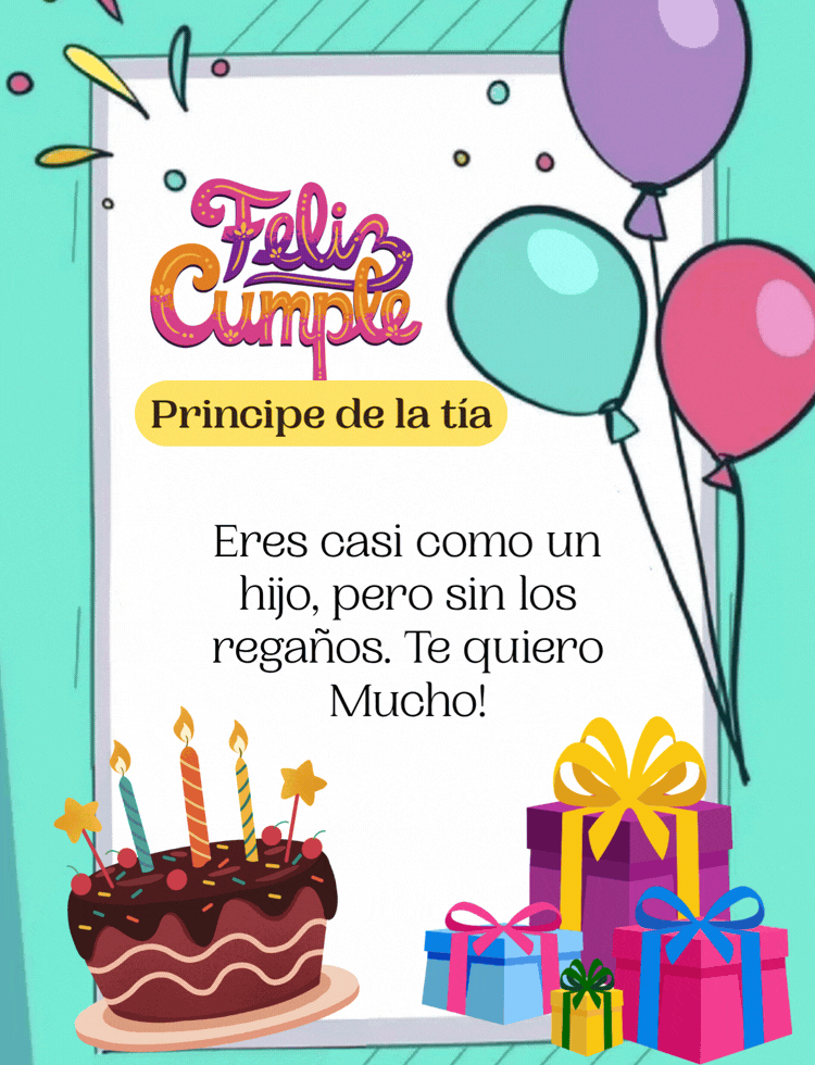 Imagen de feliz cumpleaños sobrino para compartir