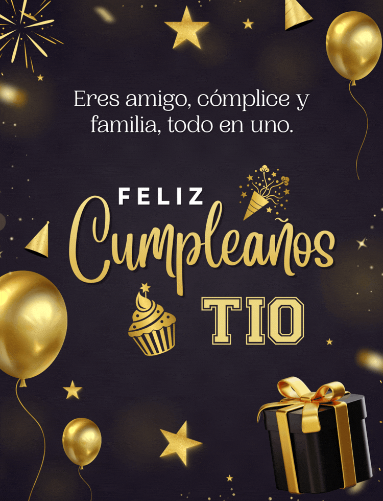 Imagen de feliz cumpleaños tío para compartir